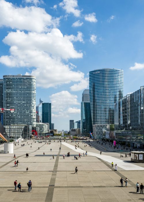 La Defense financial district in Paris, France